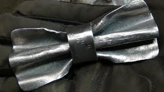 I attempted to forge a bow tie!