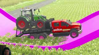 GAME FARMING SIMULATOR 22 FS22 POLICE CAR POLIZEIWAGEN SAMOCHÓD POLICYJNY VOITURE DE POLICE