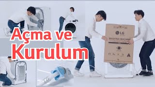 [LG Ön Yük Yıkama Makinesi] Kurulum ve Kurulum