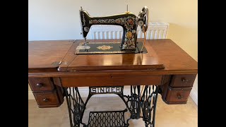 1924 Singer USA 'Redeye' treadle restoration