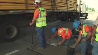 PolyLEVEL™ Concrete Lifting Case Study:  I-64 Under IL-158 Overpass | Woods Basement Systems