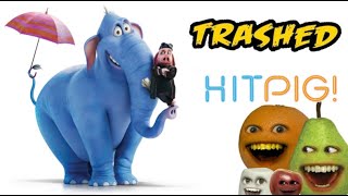 Annoying Orange - Hitpig Trailer TRASHED!!!