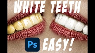 How to whiten teeth in photoshop in under one minute.