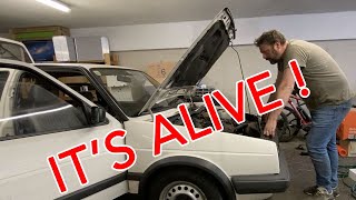 1988 Golf MkII Barn Find First Start !