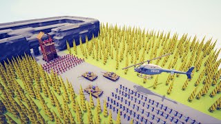 MODERN ARMY SIEGE MEDIEVAL CASTLE - Totally Accurate Battle Simulator TABS