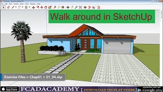 Walk around in SketchUp