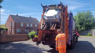 Dennis Elite 6 Bin lorry on General Waste, AUU