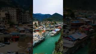 Bahrain # swat #kalam river View /#shorts