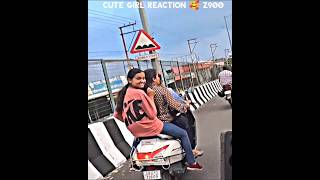 Cute Girl Shocking 😂 Reaction Kawasaki Ninja Z900 #publicreaction #girlrection #z900 #shorts