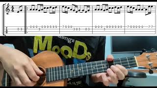 Star Of The County Down - Easy Beginner Ukulele Tabs With Playthrough Tutorial Lesson