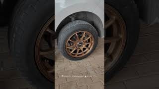 modifikasi daihatsu sigra ganti velg Hsr wheel indy #shorts