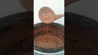 how melted choclate looks like.... #learning #cooking #choclate #lifehacks