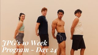 ARMS AND HAMSTRINGS WORKOUT | Day 24 of JPG'S 10 Week Program