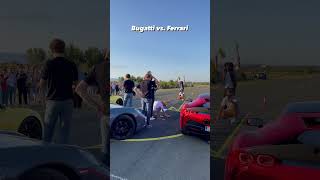 Bugatti Chiron VS Ferrari SF90 Stradale 🏴‍☠️ #bugatti #bugattichiron #ferrari #sf90 #shorts