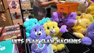 Playing claw machines