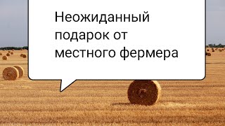 НЕОЖИДАННЫЙ ПОДАРОК КО ДНЮ РОЖДЕНИЯ ОТ МЕСТНОГО ФЕРМЕРА! МЫ ДОВОЛЬНЫ И БЛАГОДАРНЫ ЕМУ!!!