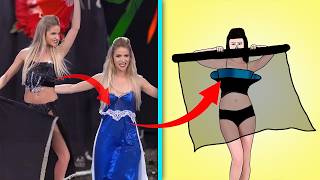 Lea Kyle Quick Dress Change Magic Secret Revealed | ACE