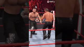 WWE2K22 BROCK LESNAR AND DEAN AMBROSE VS SHAWN MICHAELS AND RANDY  FULL VIDEO LINK IN COMMENT BOX