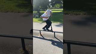 I call this one the spin and win 🥇 #trending #skills #balance #scooter #uk #scary