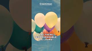 Are There Biodegradable Balloons?