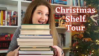 Bookshelf Tour: Christmas Shelf | #bookshelftour