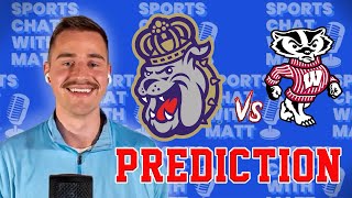 Wisconsin vs James Madison Basketball Prediction | This is EVERYONE'S 12-5 Upset Pick...