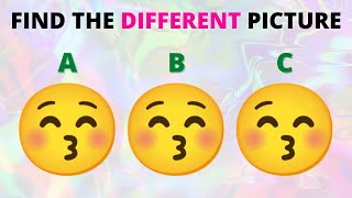 Find The Odd One Emoji | Spot The Differente Emoji