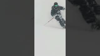 EA Program Manager James enjoying waist deep powder in Japan