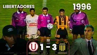 Universitario 1-3 Peñarol | Copa Libertadores | Completo | Peñarol dirigido por Fossati | 1996 ⚽🎞