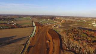 DJI P3S Flight 05 over the new route 301 11/5/2016 Evening