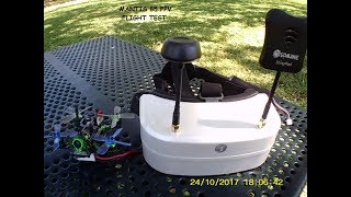 Happymodel Mantis 85 FPV Test flight using different props and battery