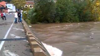 Anduze, crue du Gardon