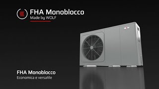 Nuova pompa di calore FHA Monoblocco WOLF con R32