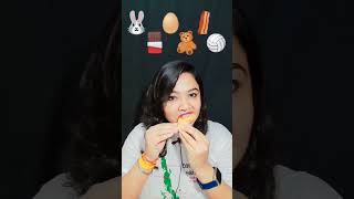 EMOJI EATING CHALLENGE | #asmr  #food #shorts