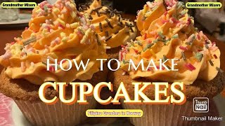 EASY CUPCAKES | COLORFUL PARTY CUPCAKES | HOW TO MAKE CUPCAKES