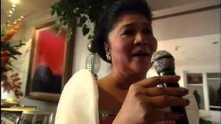 Imelda Marcos sings for Ruby Wax