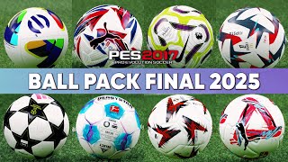 PES 2017 Final BallPack V4 2024/25 AIO