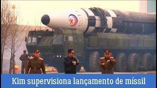 Coreia do Norte anuncia lançamento de míssil, Kim Jong-Un supervisiona lançamento de míssil