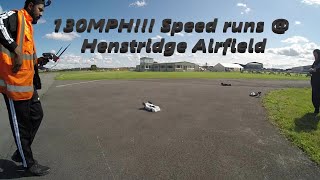 RC Speed Runs (ROSSA TESTING) at Henstridge Airfield - 130MPH!!!! #rossa #rc #speed #fastest