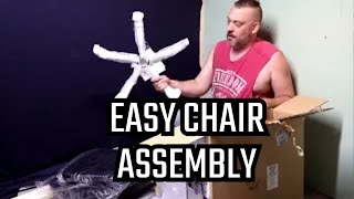 Mainstays Vinyl and Mesh Office Chair Assembly Video