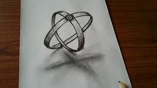 How to Draw a 3D Ring - drawing sheet