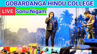 Sonu Nigam Live Concert 2022||Gobardanga Hindu College||Full Live Show||Swapnodana@