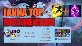 AP0CALYPSE PLAYS JANNA TOP IN GRANDMASTER