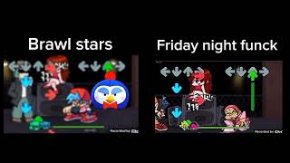 Fnf nerves but brawl stars vs Friday night funkn