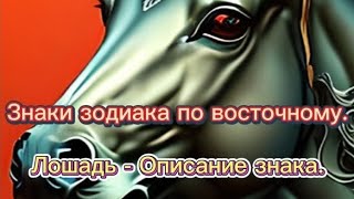 Знаки зодиака по восточному. Лошадь-описание знака.