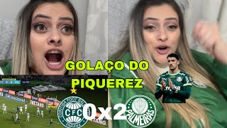 REACT CORITIBA 0x2 PALMEIRAS | MELHORES MOMENTOS| BRASILEIRÃO 2023 REACT