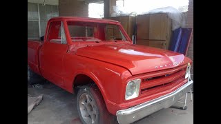 1967 c10 moving ls computer inside cab