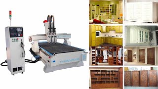 Economic Pneumatic ATC CNC Router with 3 Spindles for Sale