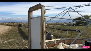 DIY door for a geodesic dome Part 3 (2020)