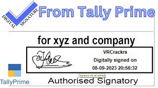 Tally Prime Digital Signature Activation Tutorial @VRCrackrs